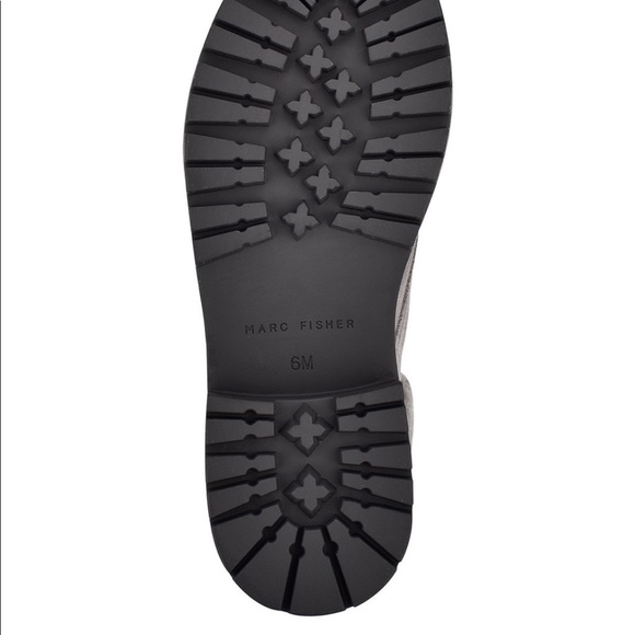 Marc Fisher faux fur hiker boots, never worn , dark grey. Still brand new - Picture 4 of 8